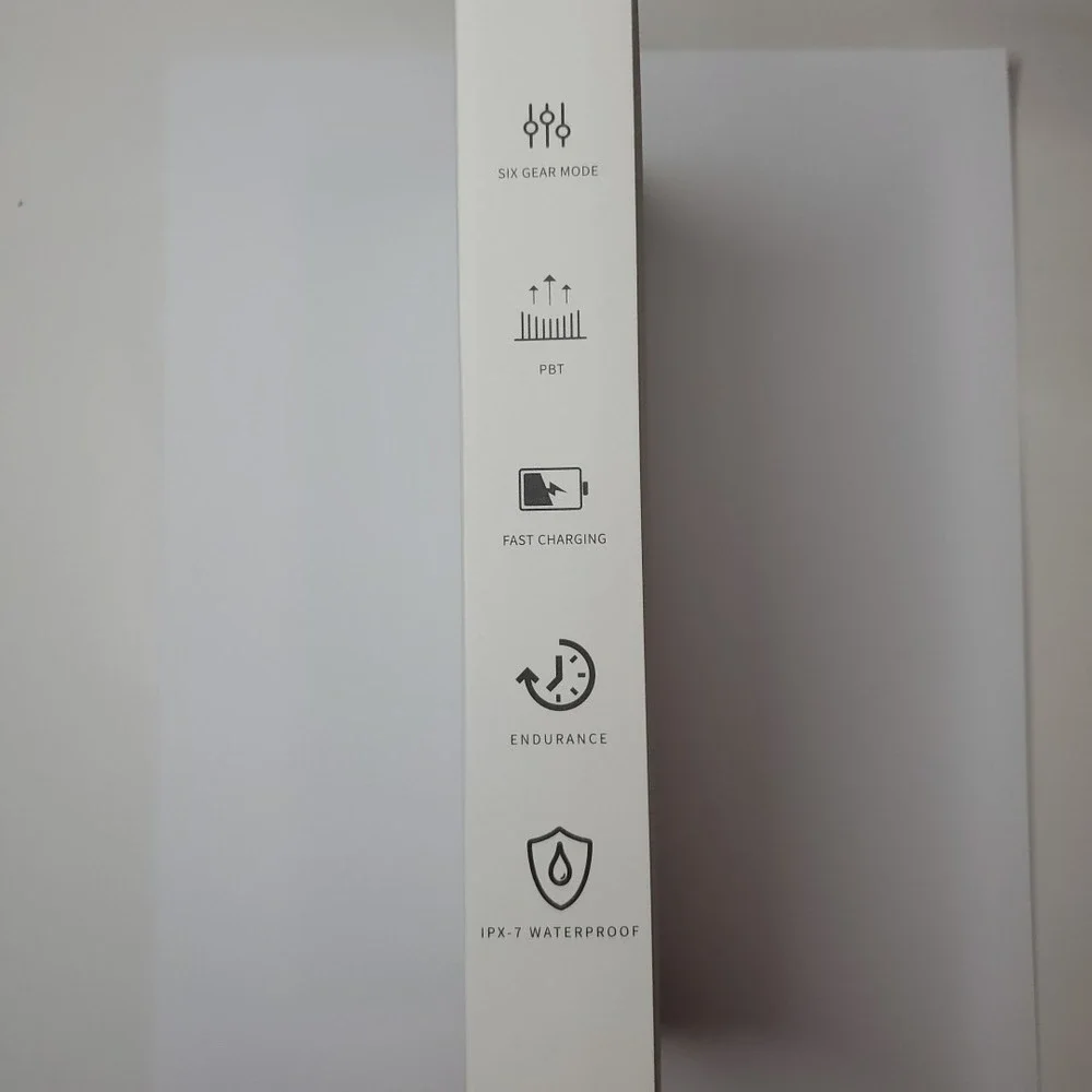 Sonic Electric Toothbrush X-3 White ZD-X3 IPX7 Waterproof Rechargeable 6 Modes